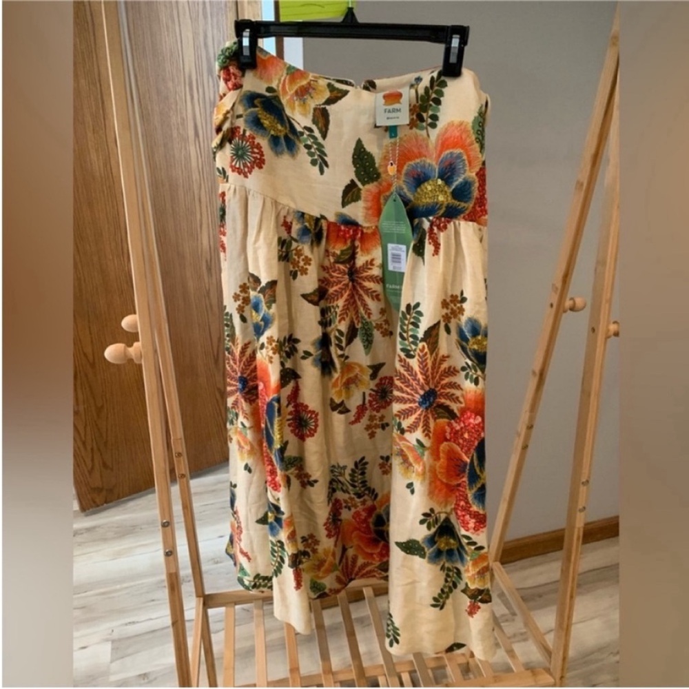 Delicate garden midi skirt - Picture 2 of 6